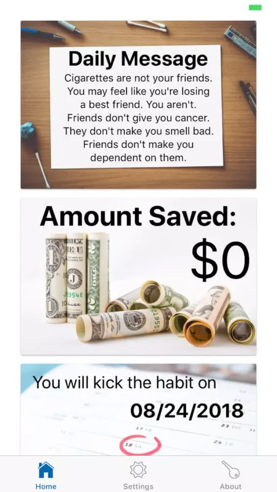 The Quit Project: Cigarettes سکرین شاٹس