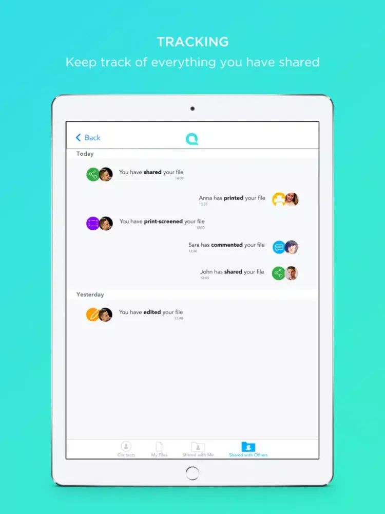 Quiver - Secure.Track.Control. iPad  스크린샷