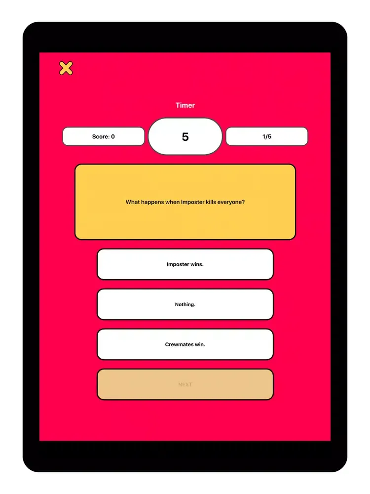 تصاویر Quiz For Among Us iPad 