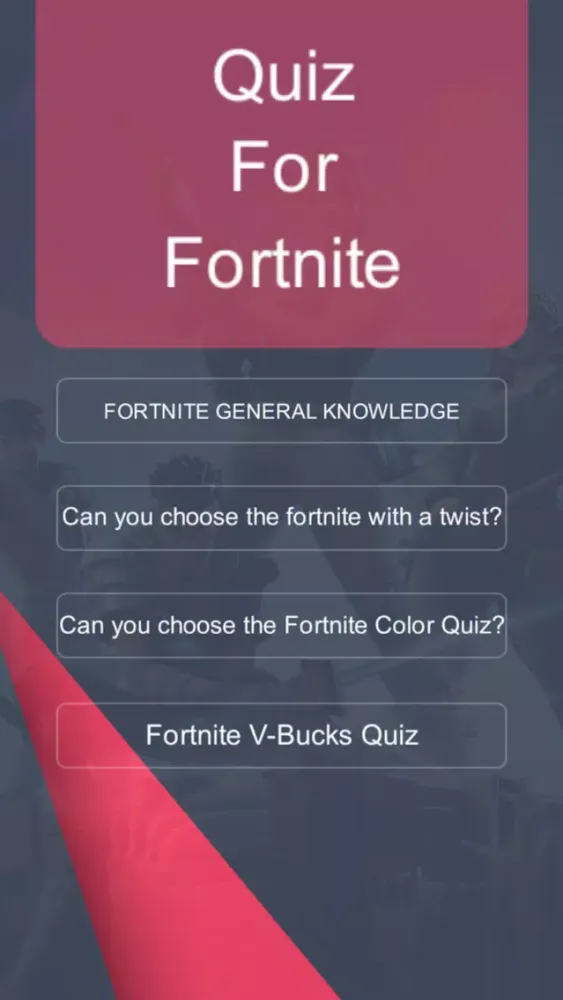 Quiz For Fortnite VBucks Screenshots