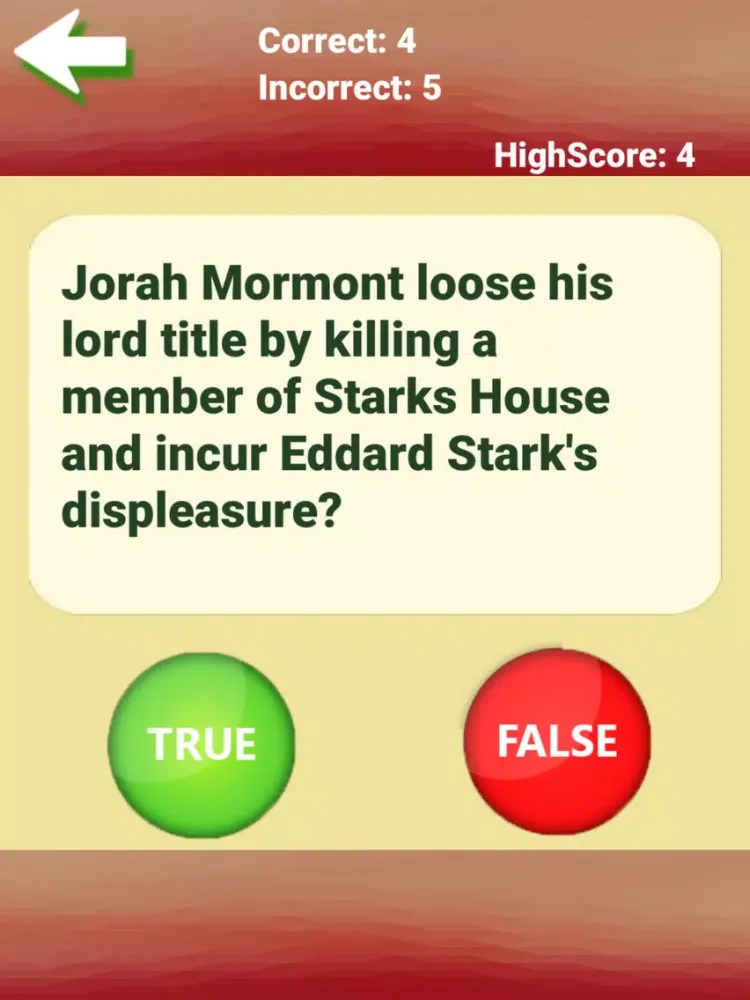 Quiz for Game of Thrones -Trivia Questions for GOT iPad  স্ক্রিনশট