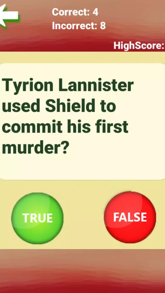 Quiz for Game of Thrones -Trivia Questions for GOT স্ক্রিনশট