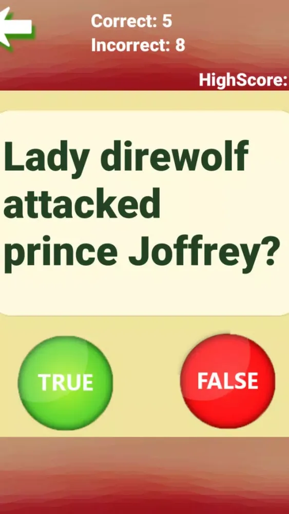 Quiz for Game of Thrones -Trivia Questions for GOT স্ক্রিনশট
