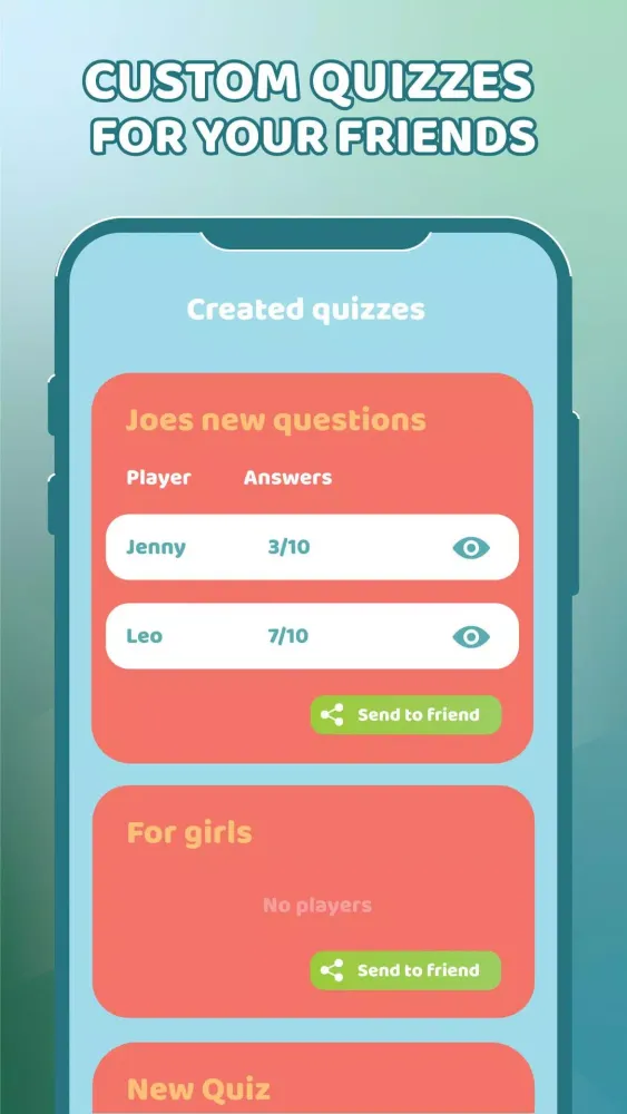 Trivco - Test your friends स्क्रीनशॉट