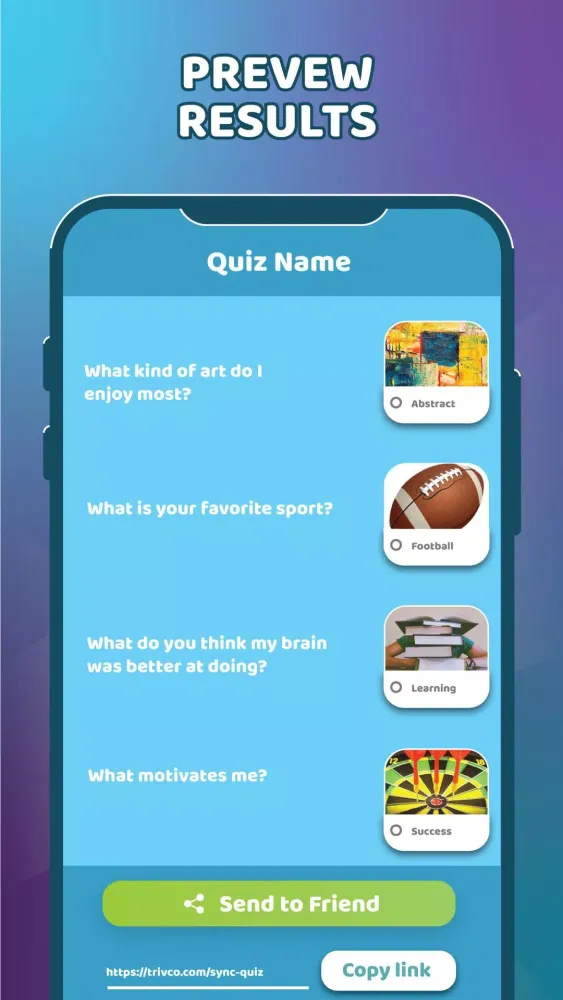 Trivco - Test your friends स्क्रीनशॉट
