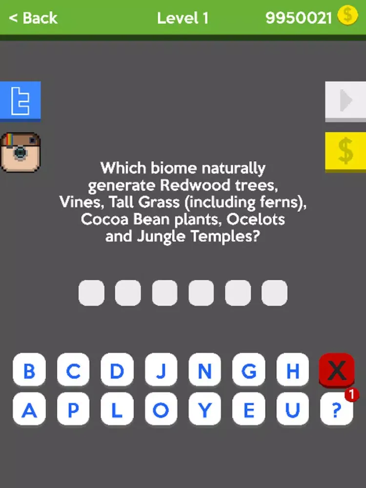 Complete Quiz for Minecraft iPad 應用截圖