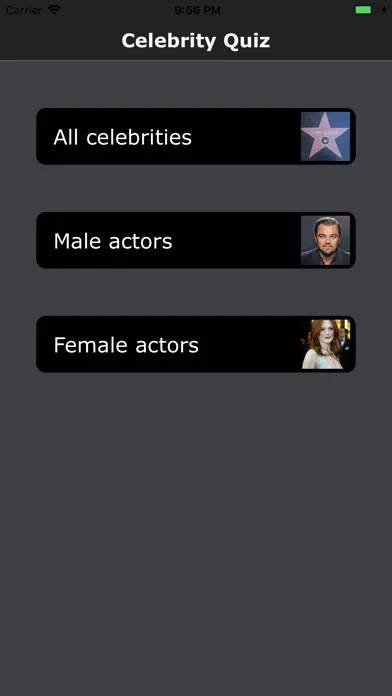 Movie Actor Quiz. Guess a star应用截图