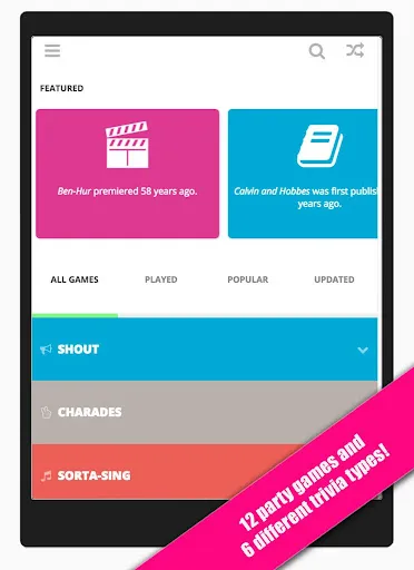 Capturas de tela do QuizBash - Party Games in Your