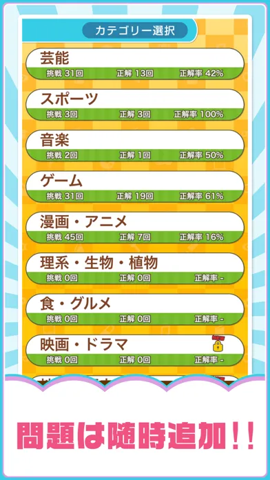 Japanese GeneralKnowledge Quiz Screenshots