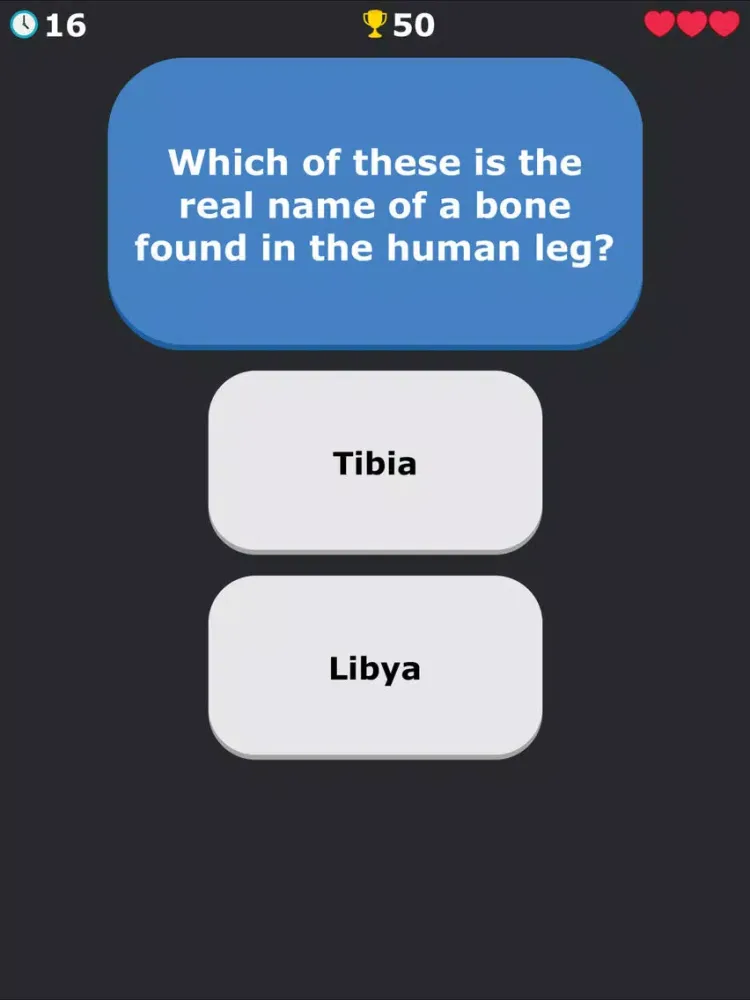 تصاویر Anatomy Quiz: Science Trivia iPad 