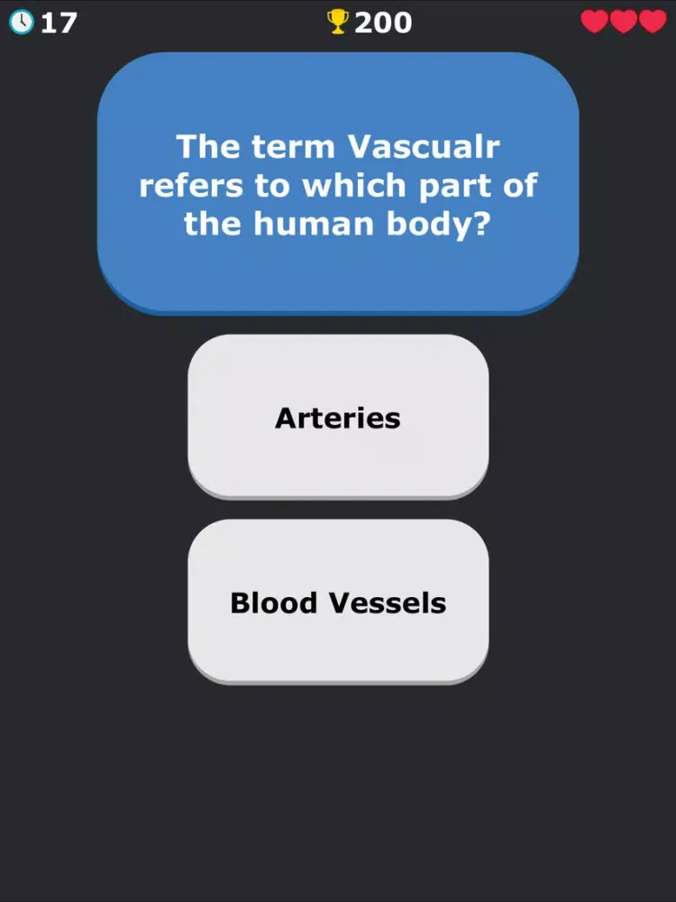 تصاویر Anatomy Quiz: Science Trivia iPad 