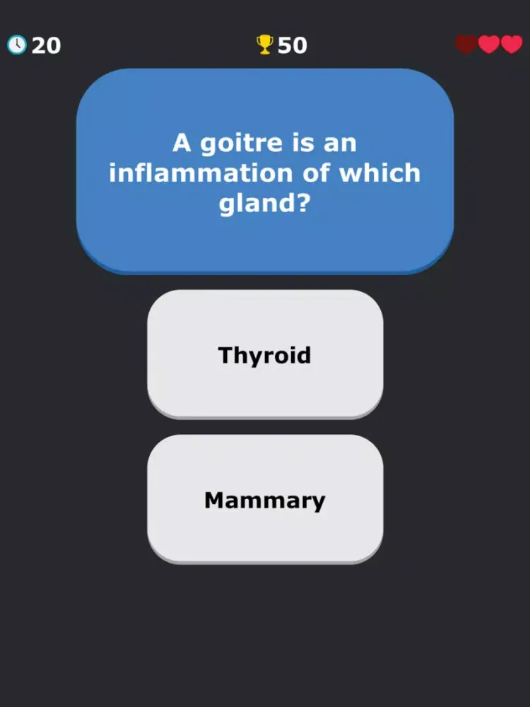 تصاویر Anatomy Quiz: Science Trivia iPad 
