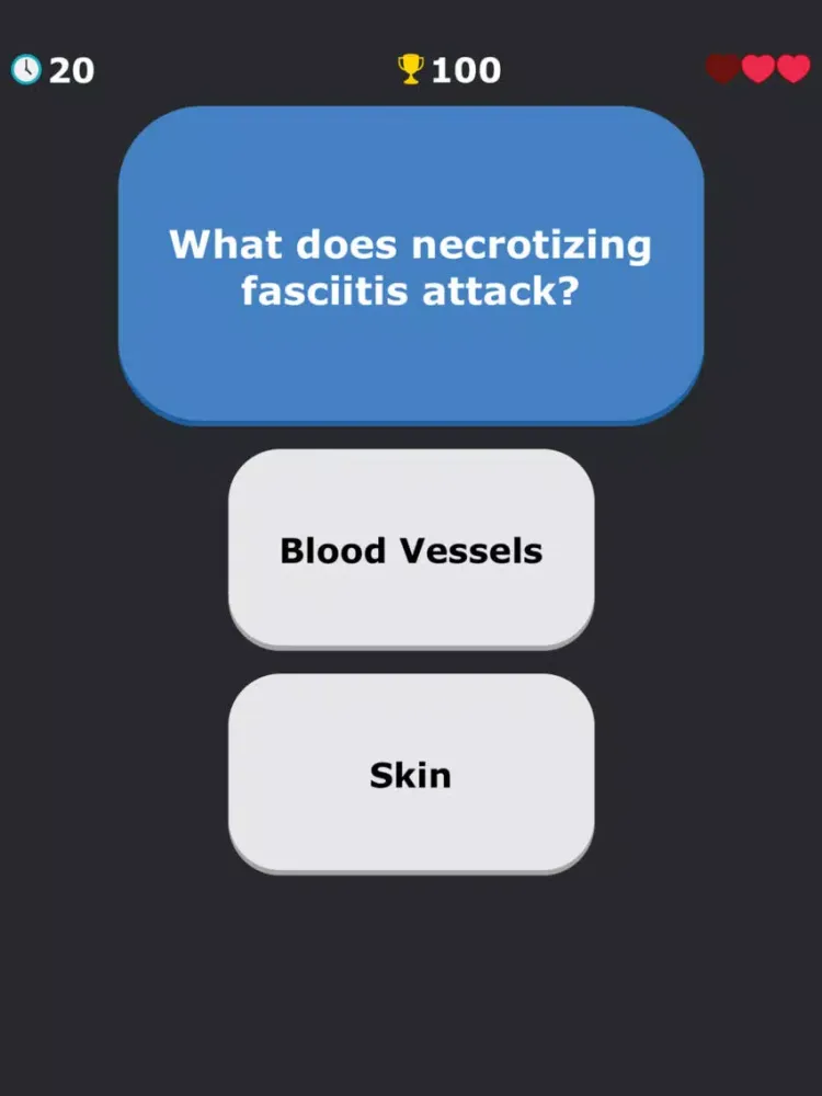 تصاویر Anatomy Quiz: Science Trivia iPad 