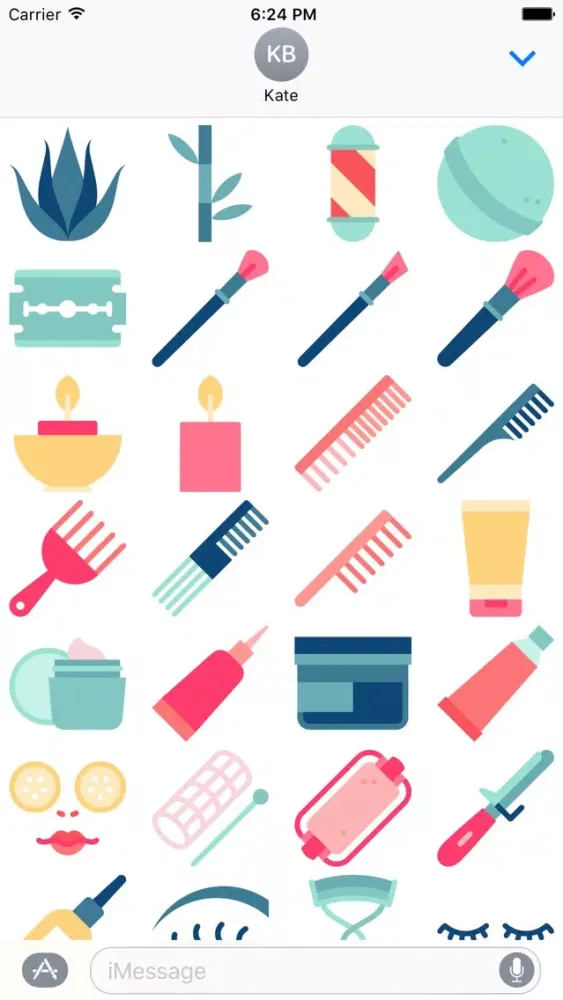 صور Makeup Stickers - Glamour and Beauty Emoji