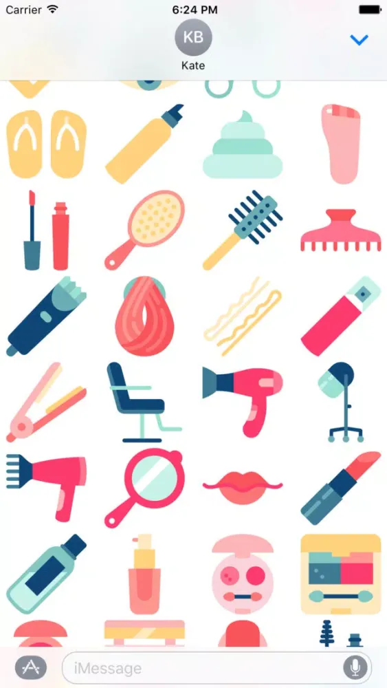 صور Makeup Stickers - Glamour and Beauty Emoji