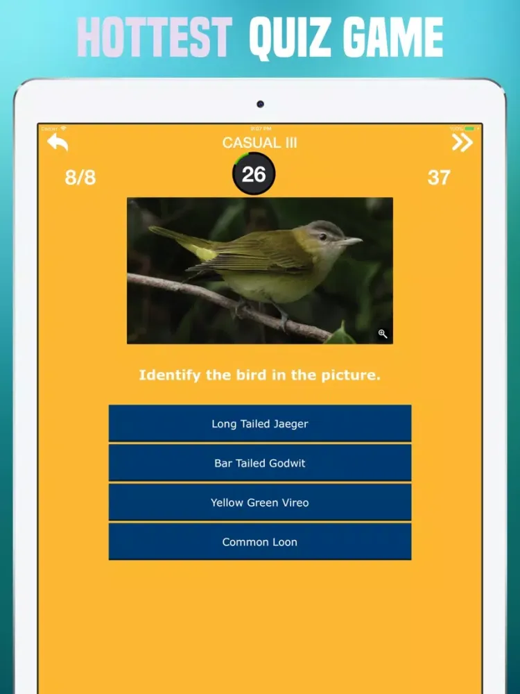Birds Quiz - Birding Trivia iPad  स्क्रीनशॉट