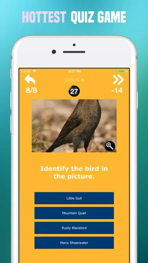 Birds Quiz - Birding Trivia स्क्रीनशॉट