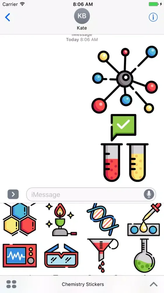 Chemistry Stickers - Sience Emoji Screenshots