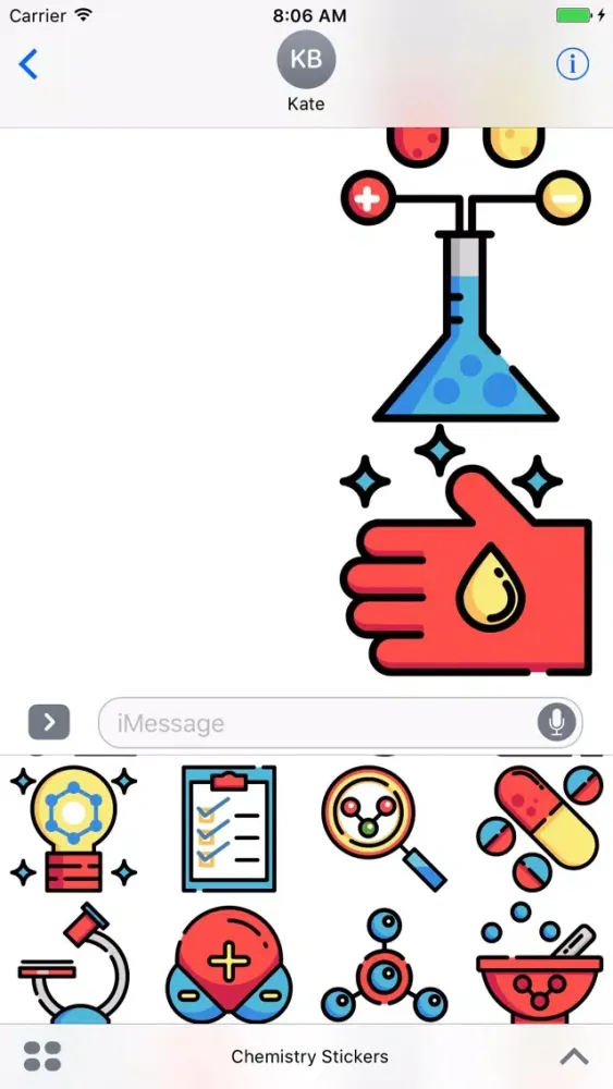 Chemistry Stickers - Sience Emoji Screenshots