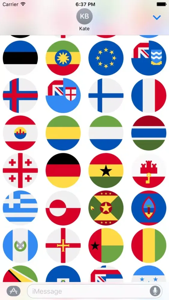 صور Flags Stickers -New Emoji for Texting in iMessage