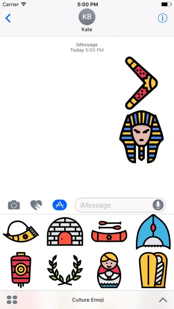 Скриншоты Culture Emoji Stickers