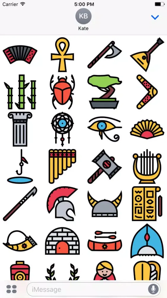 Скриншоты Culture Emoji Stickers