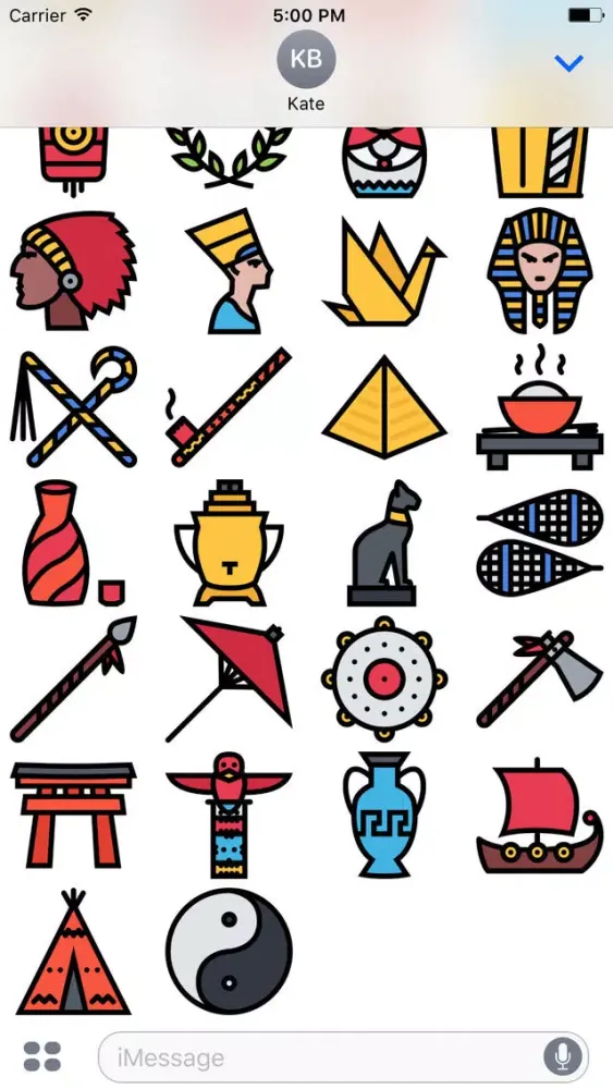 Скриншоты Culture Emoji Stickers