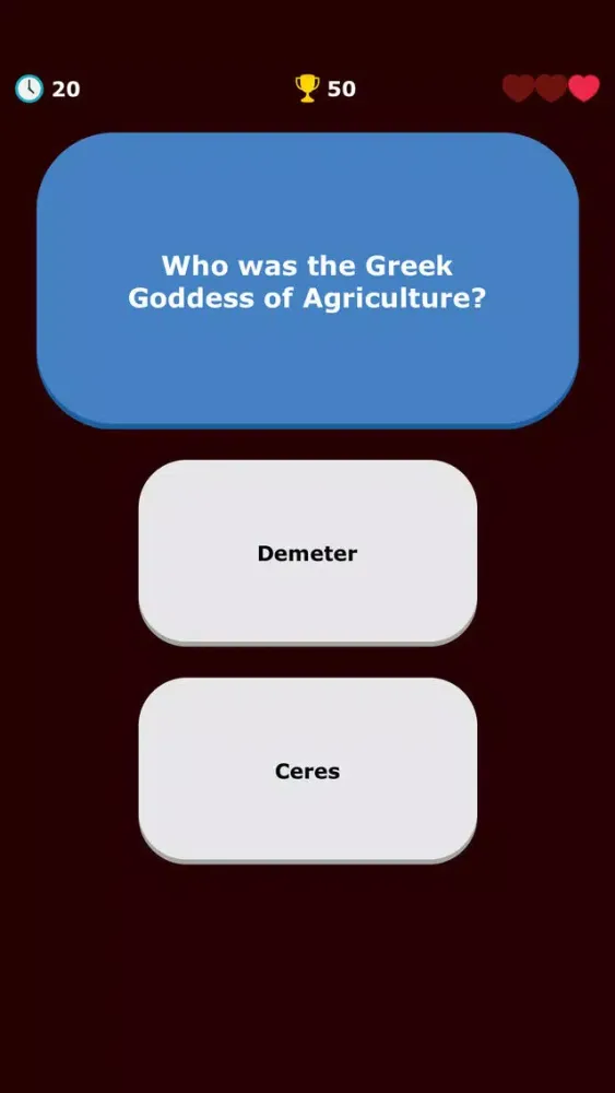 Greek Mythology Quiz - Greece应用截图