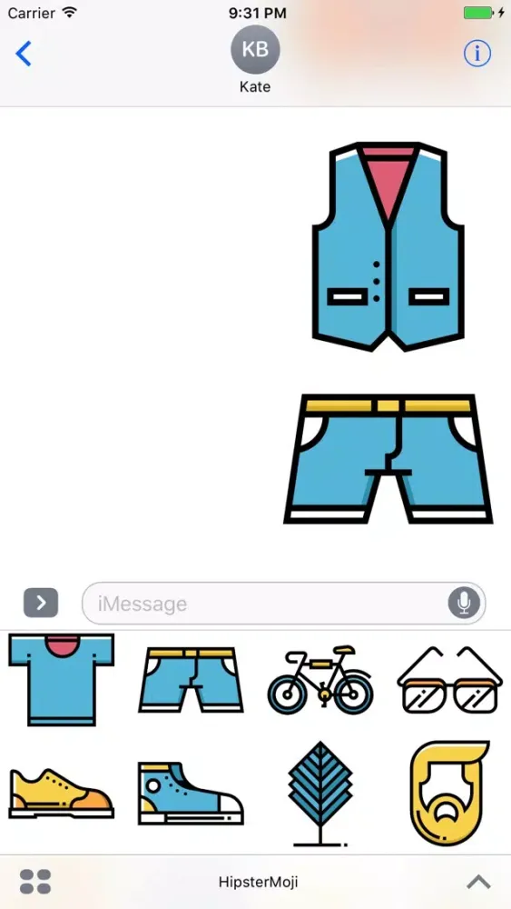 HipsterMoji - Amazing Gentleman Stickers Screenshots