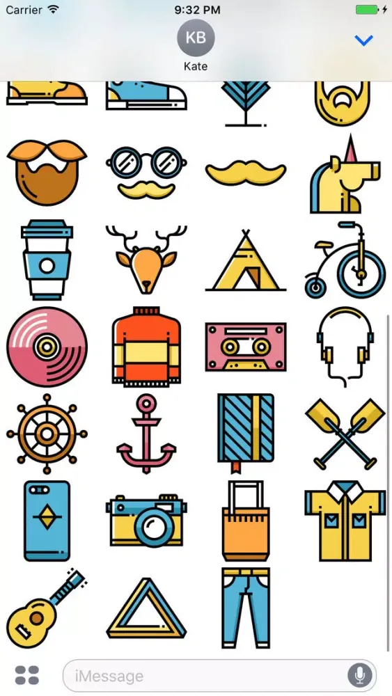 HipsterMoji - Amazing Gentleman Stickers Screenshots