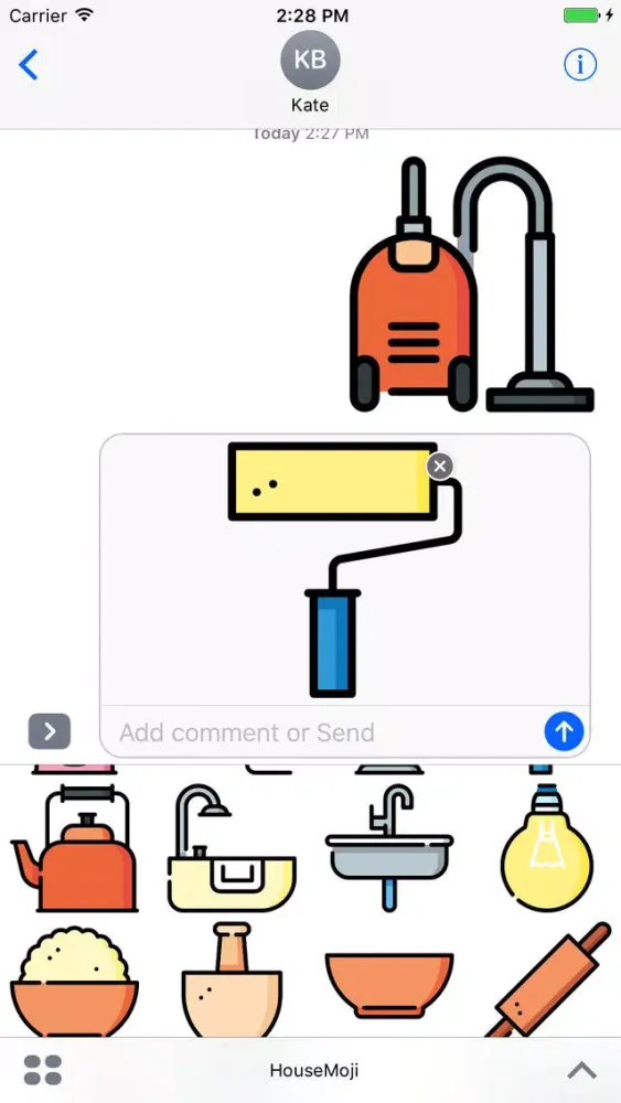 Скриншоты HouseMoji - Stickers for Maids