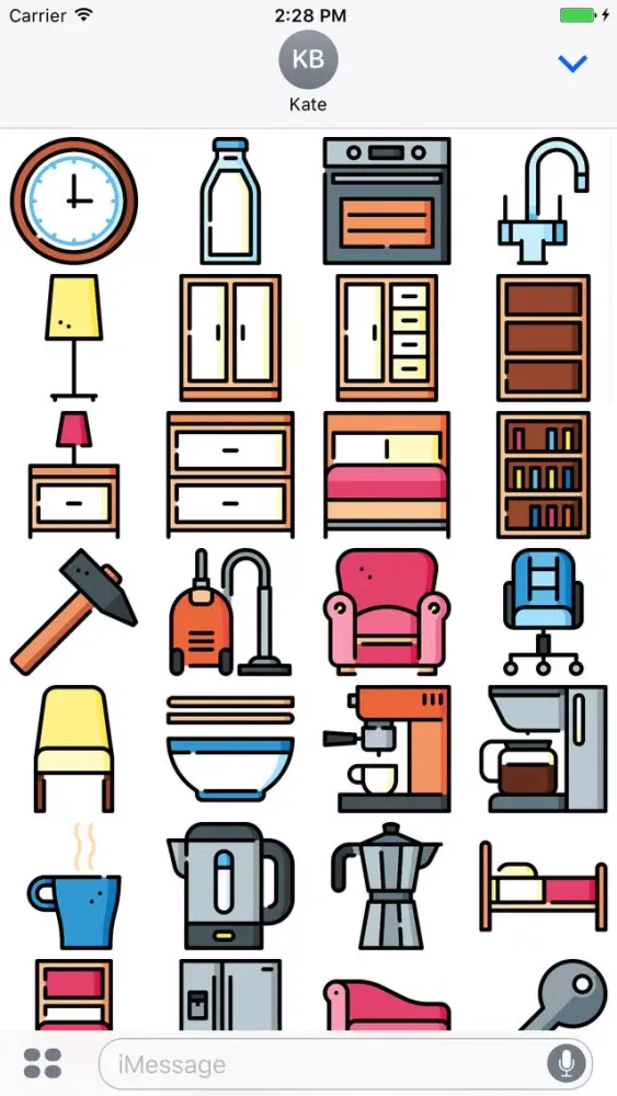 Скриншоты HouseMoji - Stickers for Maids
