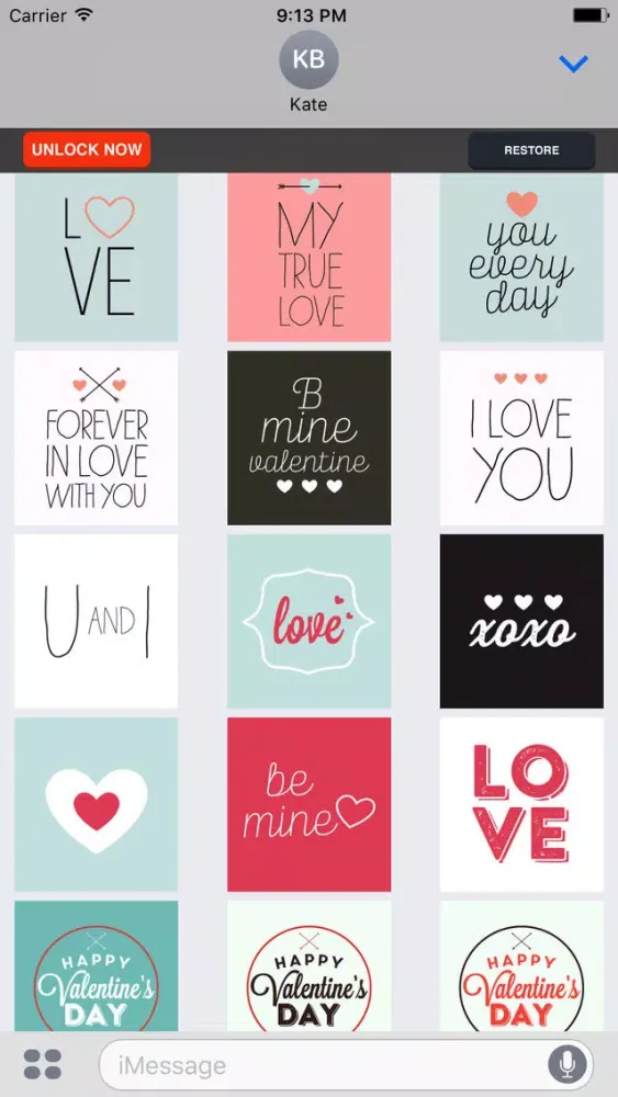 I Love You - Couple Stickers for Valentine's Day Screenshots