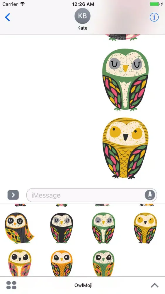 تصاویر OwlMoji - Cute Owls Stickers