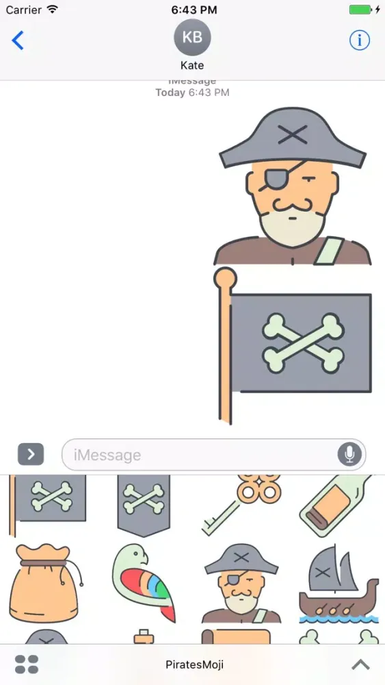 تصاویر PiratesMoji - Marine Pirates Stickers