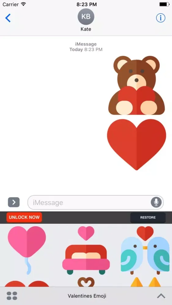 Valentine's Emoji FREE - Love Stickers for Couples 스크린샷