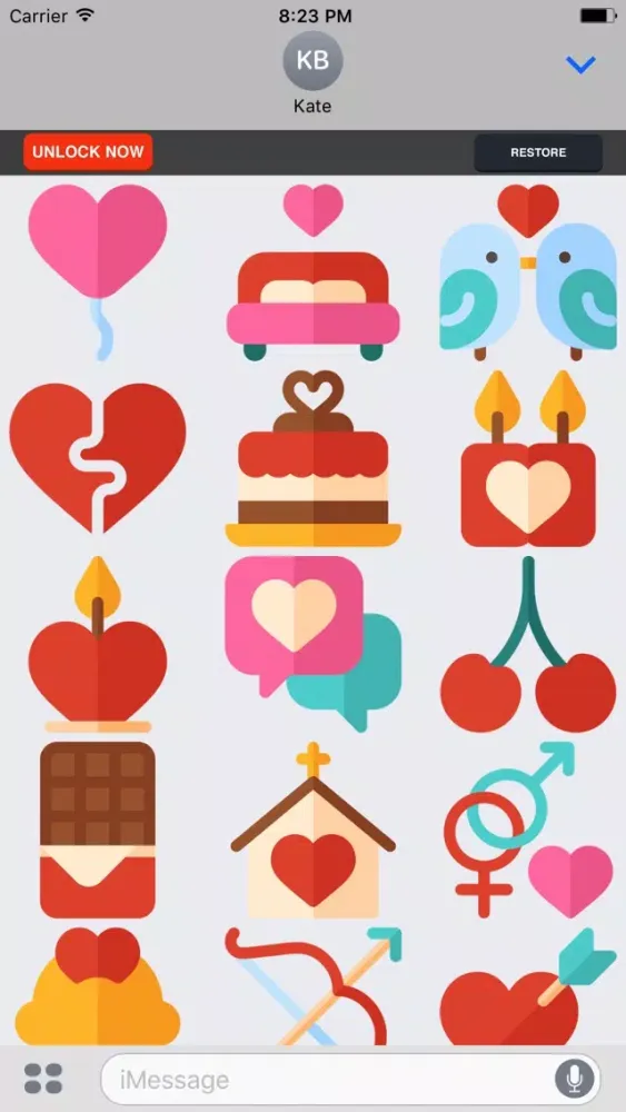 Valentine's Emoji FREE - Love Stickers for Couples 스크린샷