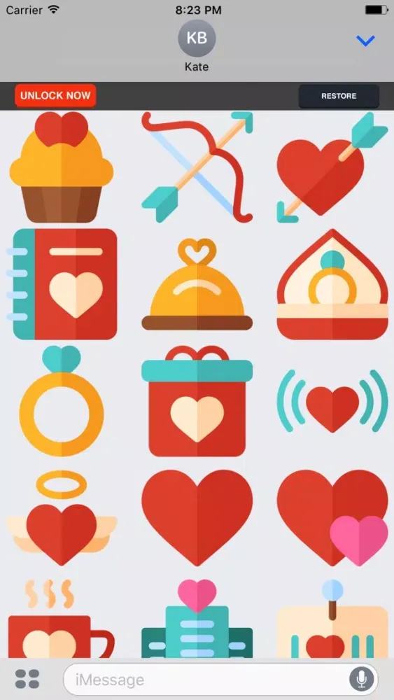 Valentine's Emoji FREE - Love Stickers for Couples 스크린샷