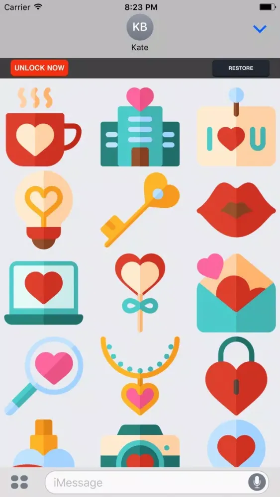 Valentine's Emoji FREE - Love Stickers for Couples 스크린샷