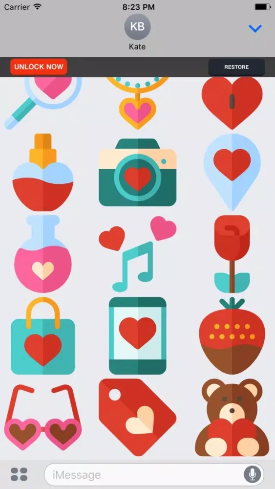 Valentine's Emoji FREE - Love Stickers for Couples 스크린샷