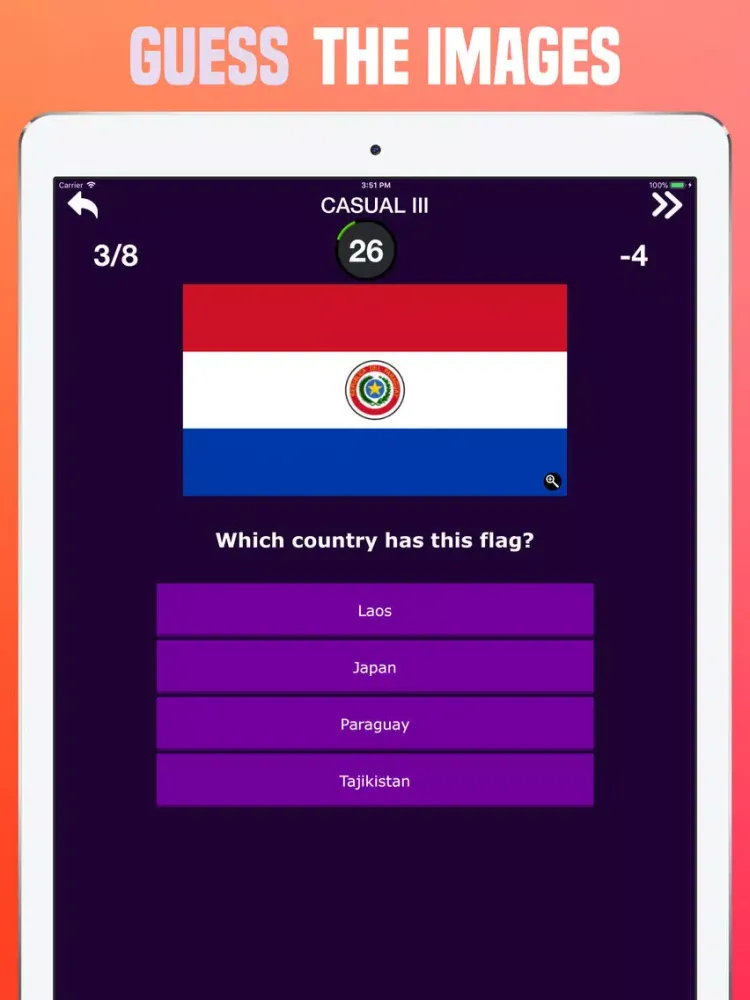 World Flags Quiz -Guess Trivia iPad  Ekran Görüntüleri