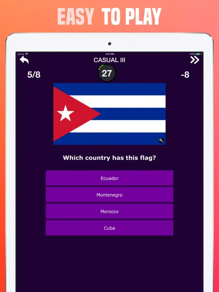 World Flags Quiz -Guess Trivia iPad  Ekran Görüntüleri