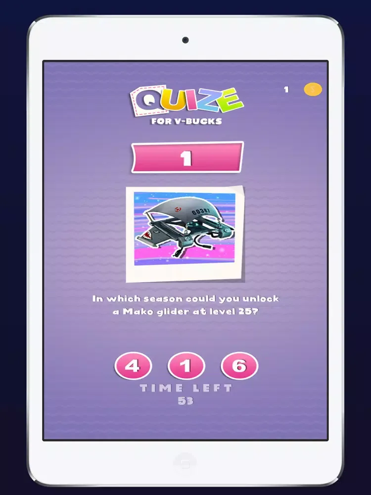 Screenshot di V-Bucks Quiz FortQuiz Chalange iPad 