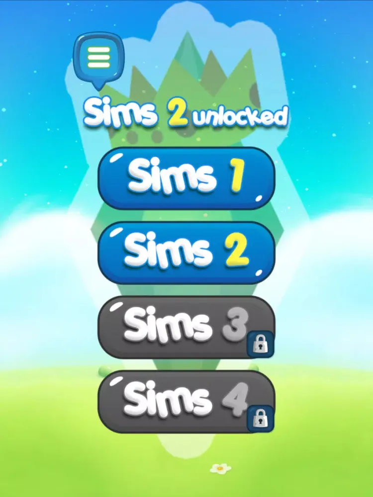 All-sims-versions-Quiz iPad  スクリーンショット