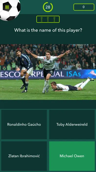 Trivial Soccer Quiz Screenshots