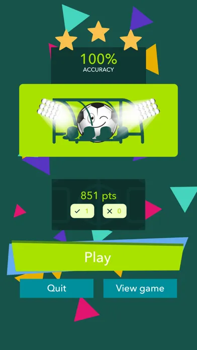 Trivial Soccer Quiz Screenshots