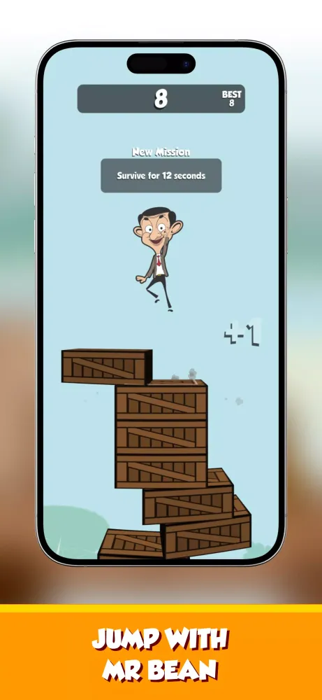 Ảnh chụp màn hình của Mr Bean Jump