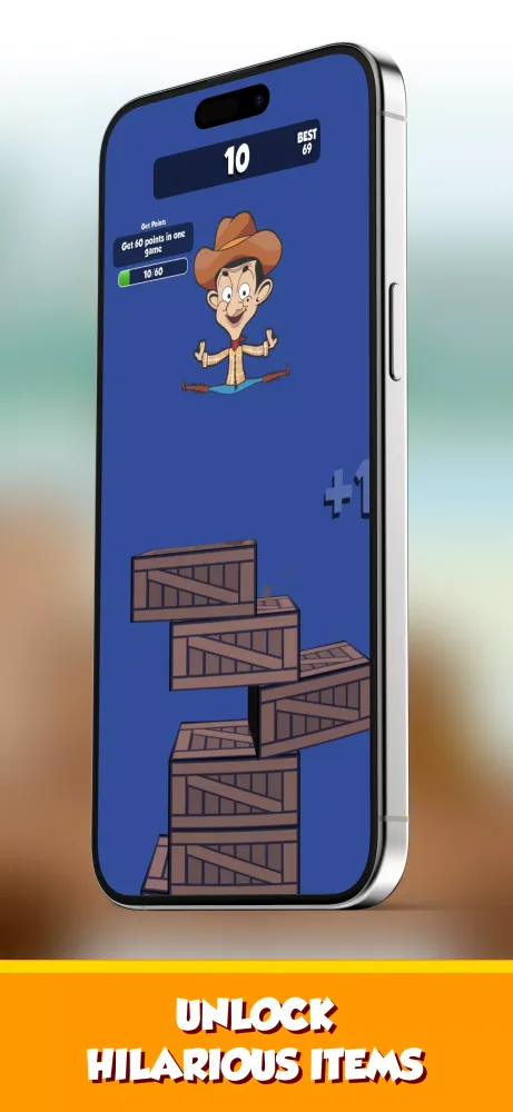 Ảnh chụp màn hình của Mr Bean Jump