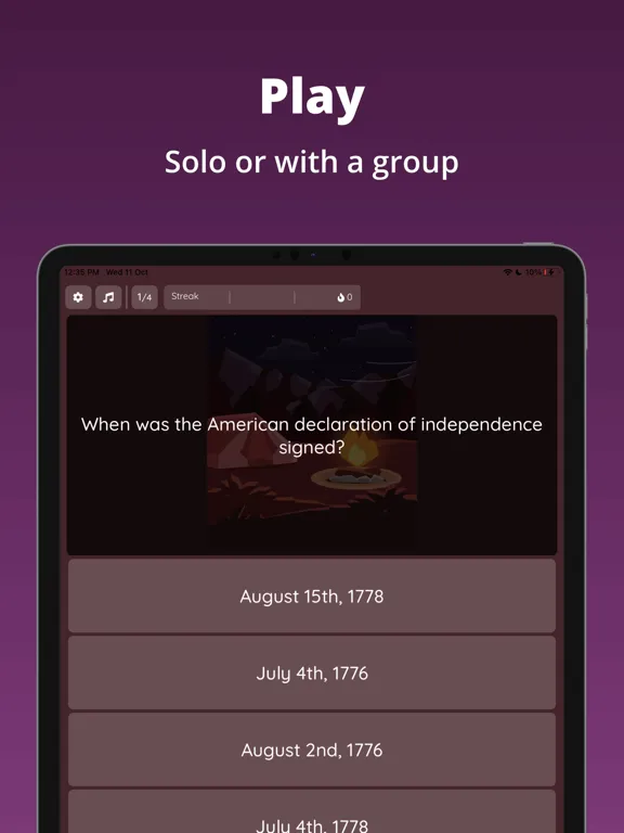 ภาพหน้าจอของ Quizizz: Play to Learn iPad 