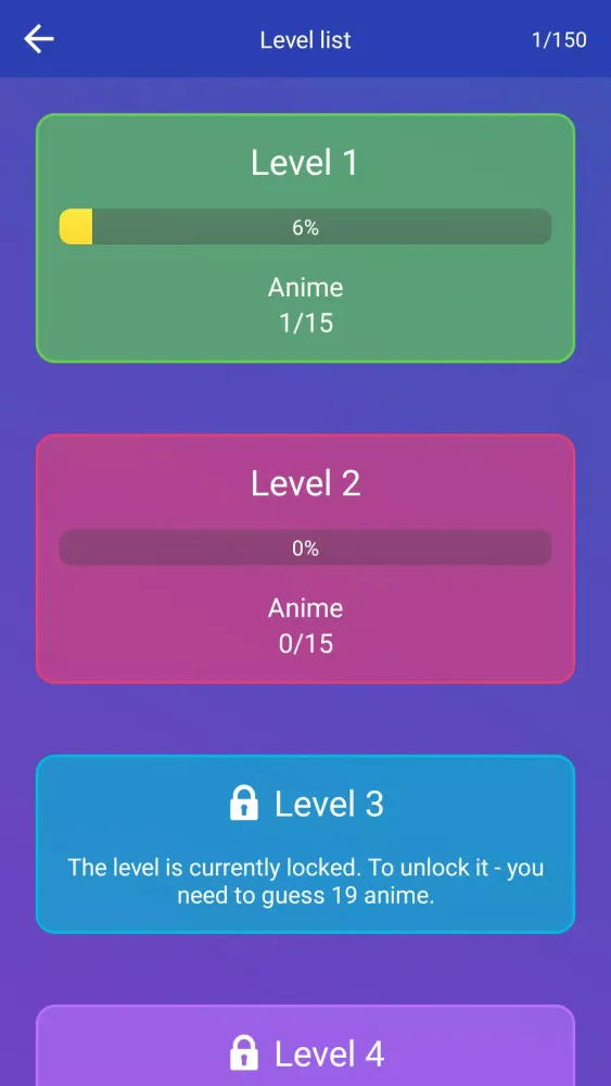 Anime Quiz, Game, Test — Guess Screenshots
